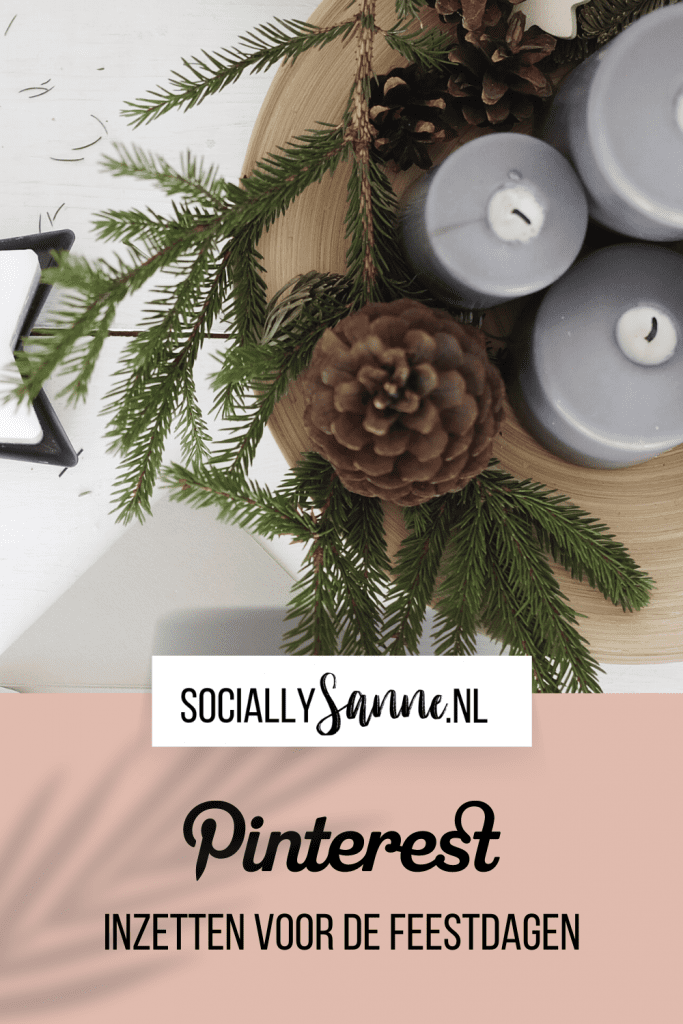 Pinterest inzetten voor de feestdagen Socially Sanne 2